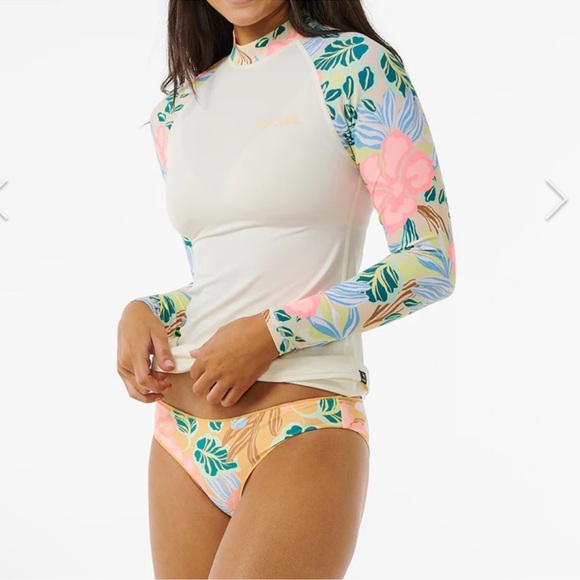 Rip Curl Follow The Sun UPF 50 Long Sleeve Rashguard, SMALL - Picture 7 of 9
